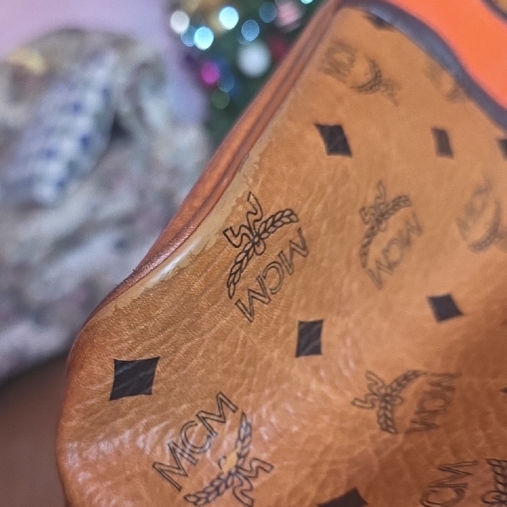 MCM Brown and Tan Tote Bag - Picture 8 of 10